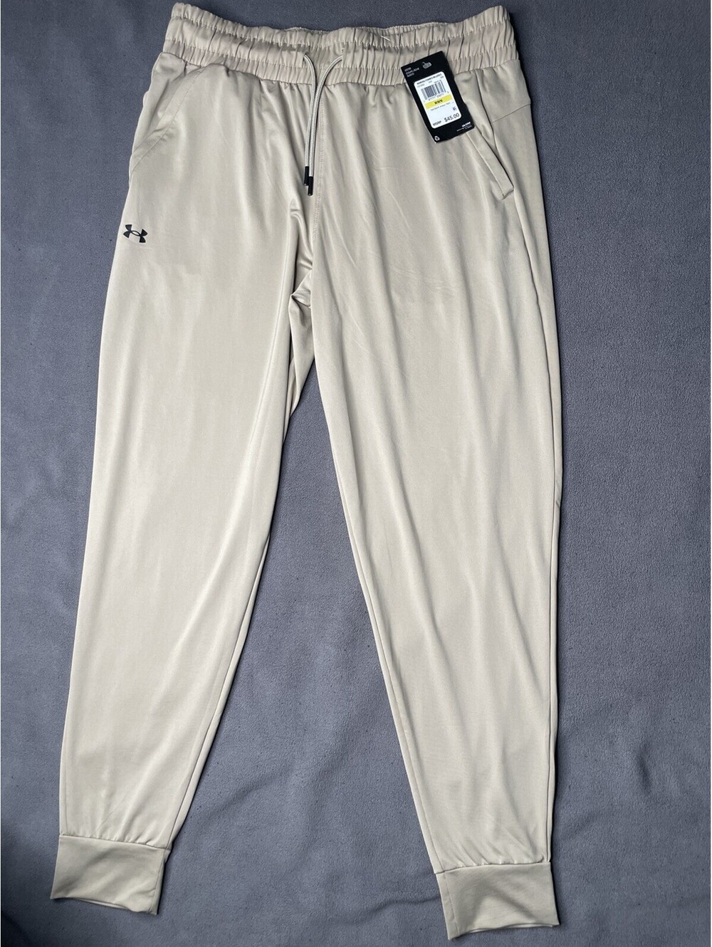 Under Armour Women's Khaki Moisture Wicking Joggers MD Front Pkts & Drawstring